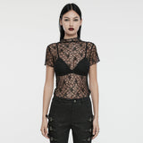 Lunaris Gothic Mesh Top