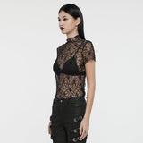 Lunaris Gothic Mesh Top