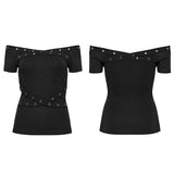 Barrow Gothic Off-Shoulder Top