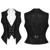 Larkspur Gothic Lace Ruffle Vest
