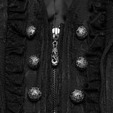 Larkspur Gothic Lace Ruffle Vest