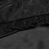 Larkspur Gothic Lace Ruffle Vest