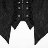 Larkspur Gothic Lace Ruffle Vest