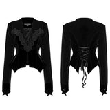 Damocles Gothic Lace Velvet Jacket