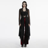 Algol Gothic Lace Sheer Long Top