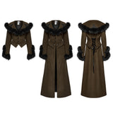 Catharsis Victorian Gothic Fur Coat