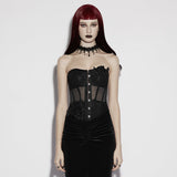 Anhedonia Gothic Mesh Corset