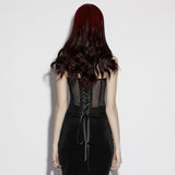 Anhedonia Gothic Mesh Corset
