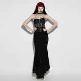 Anhedonia Gothic Mesh Corset