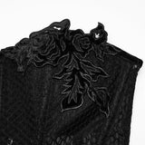 Anhedonia Gothic Mesh Corset