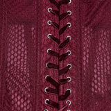 Anhedonia Gothic Mesh Corset