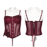 Anhedonia Gothic Mesh Corset