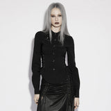 Pandaemonium Gothic Corset Lace-Up Shirt