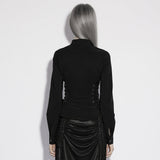 Pandaemonium Gothic Corset Lace-Up Shirt