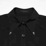 Pandaemonium Gothic Corset Lace-Up Shirt