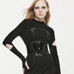 Obsidian Elegance - PU Corset - PunkRave
