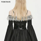 Obsidian Elegance - PU Corset - PunkRave