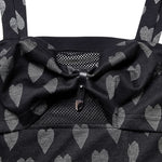 Olga Slip Dress (Black Gray) - PunkRave