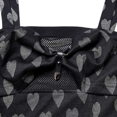 Olga Slip Dress (Black Gray) - PunkRave