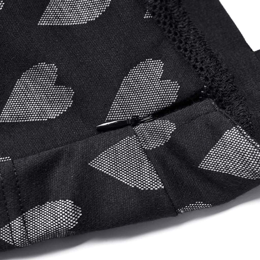 Olga Slip Dress (Black Gray) - PunkRave