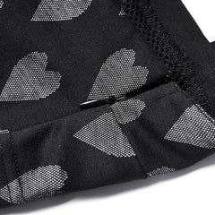 Olga Slip Dress (Black Gray) - PunkRave