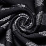 Olga Slip Dress (Black Gray) - PunkRave