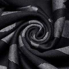 Olga Slip Dress (Black Gray) - PunkRave