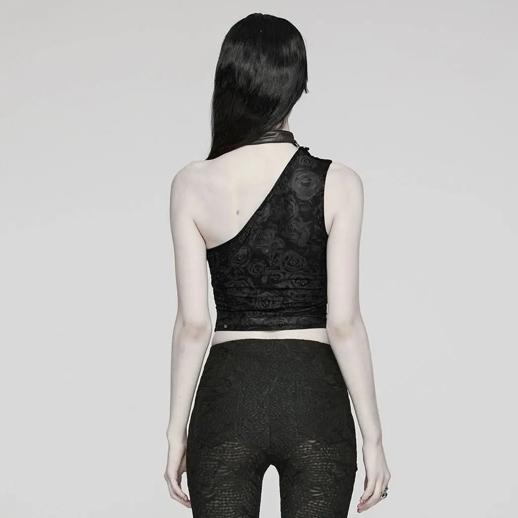 Oracle Printed Top (Black) - PunkRave