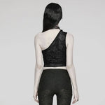 Oracle Printed Top (Black) - PunkRave