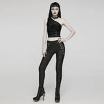 Oracle Printed Top (Black) - PunkRave