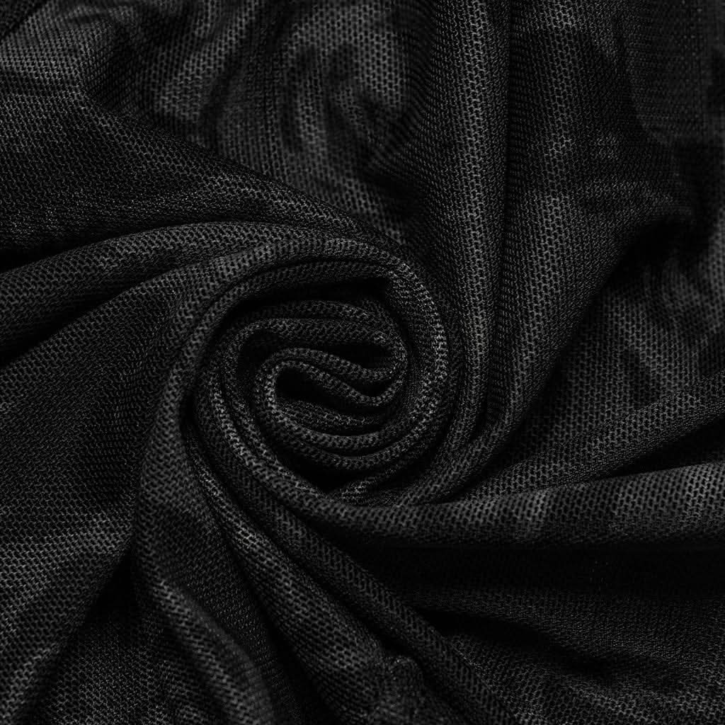 Oracle Printed Top (Black) - PunkRave