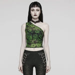 Oracle Printed Top (Malachite) - PunkRave