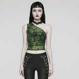 Oracle Printed Top (Malachite) - PunkRave
