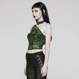 Oracle Printed Top (Malachite) - PunkRave