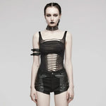 Outlaw Distressed Top - PunkRave