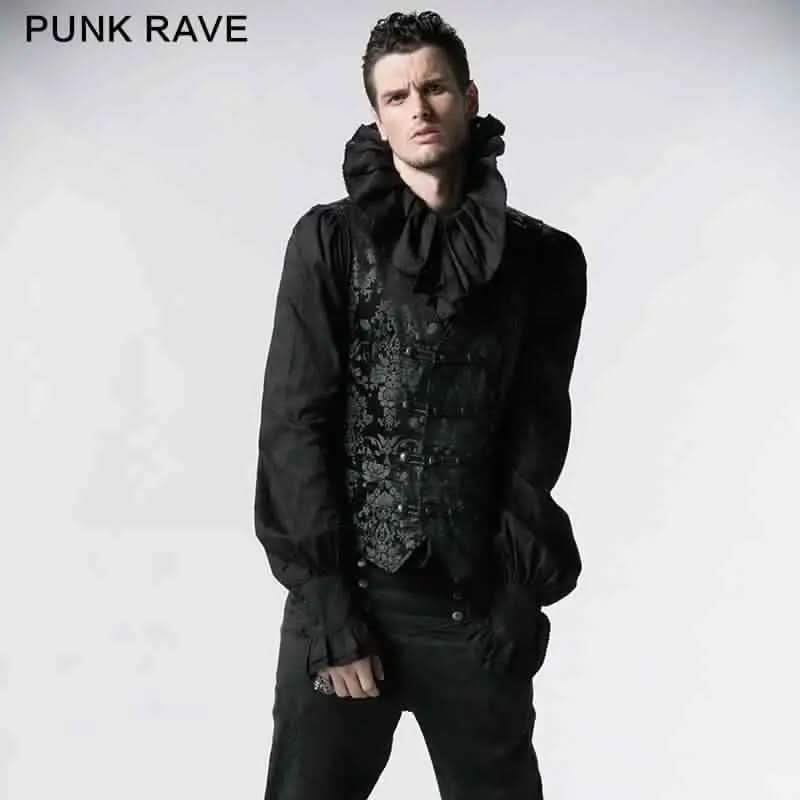Gothic Baroque Men Vest - PunkRave