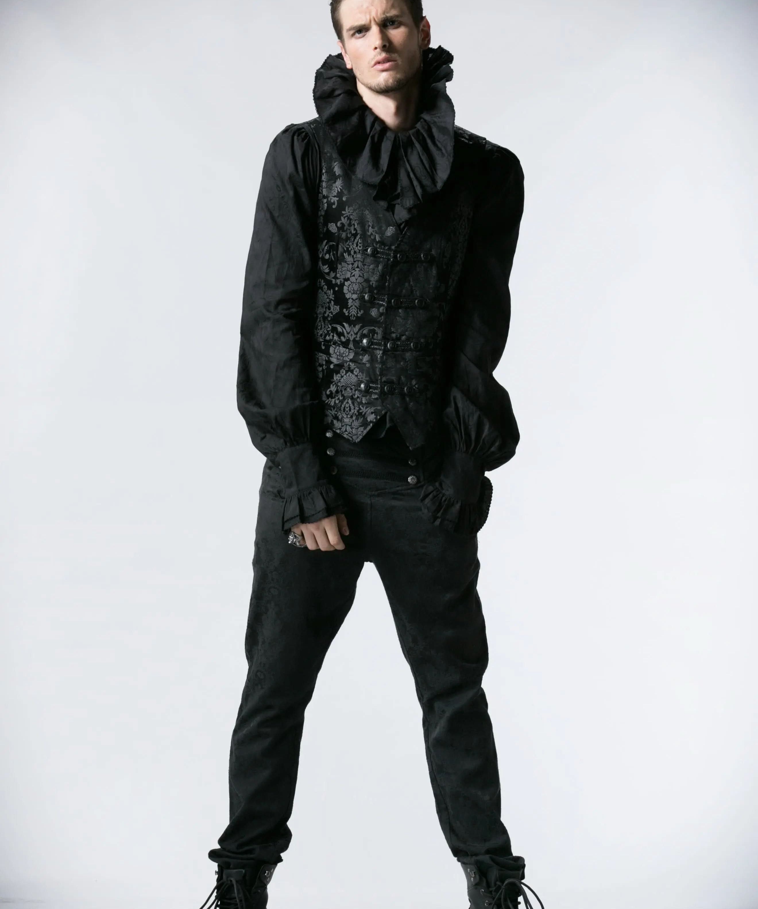 Gothic Baroque Men Vest - PunkRave
