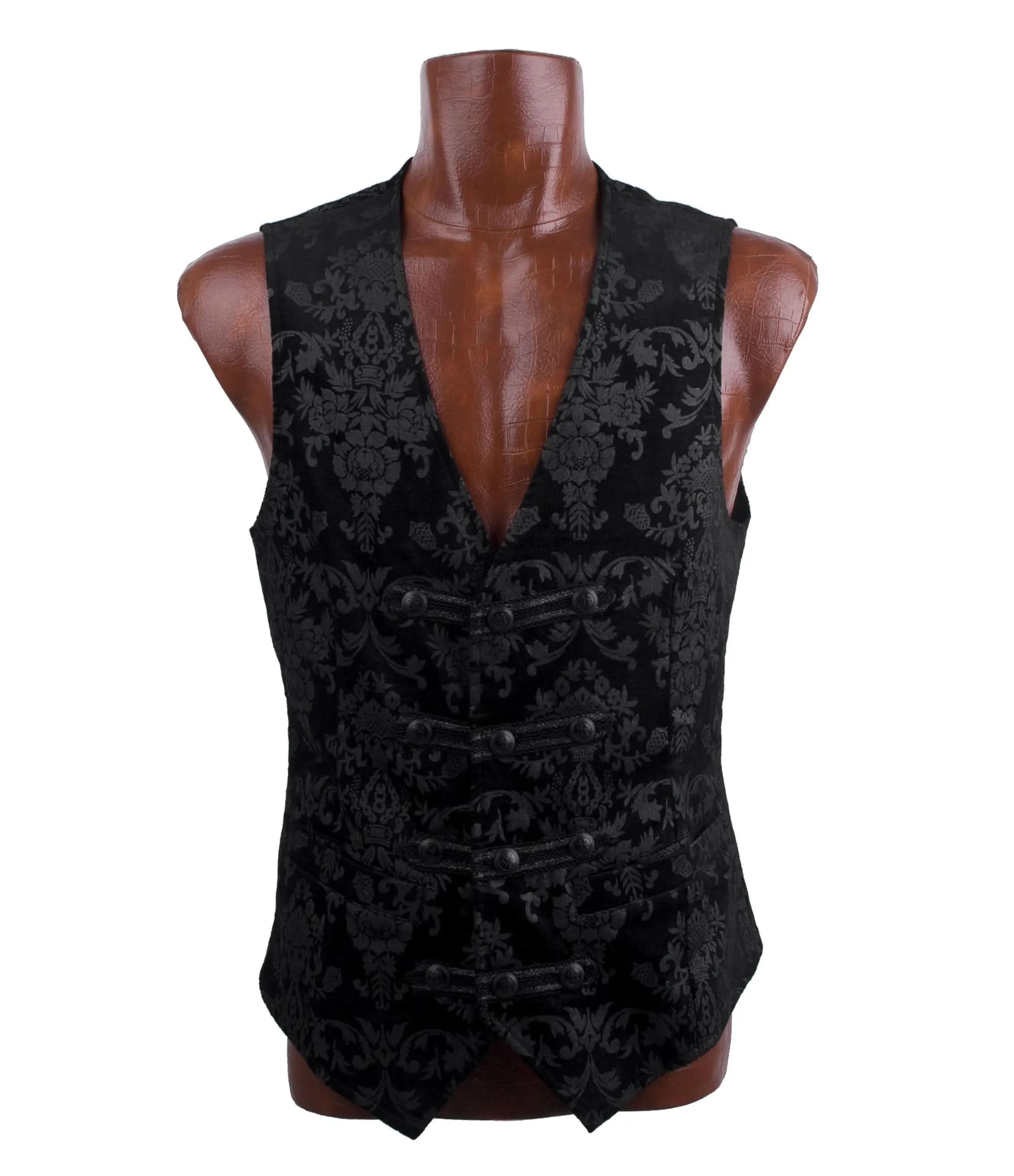 Gothic Baroque Men Vest - PunkRave