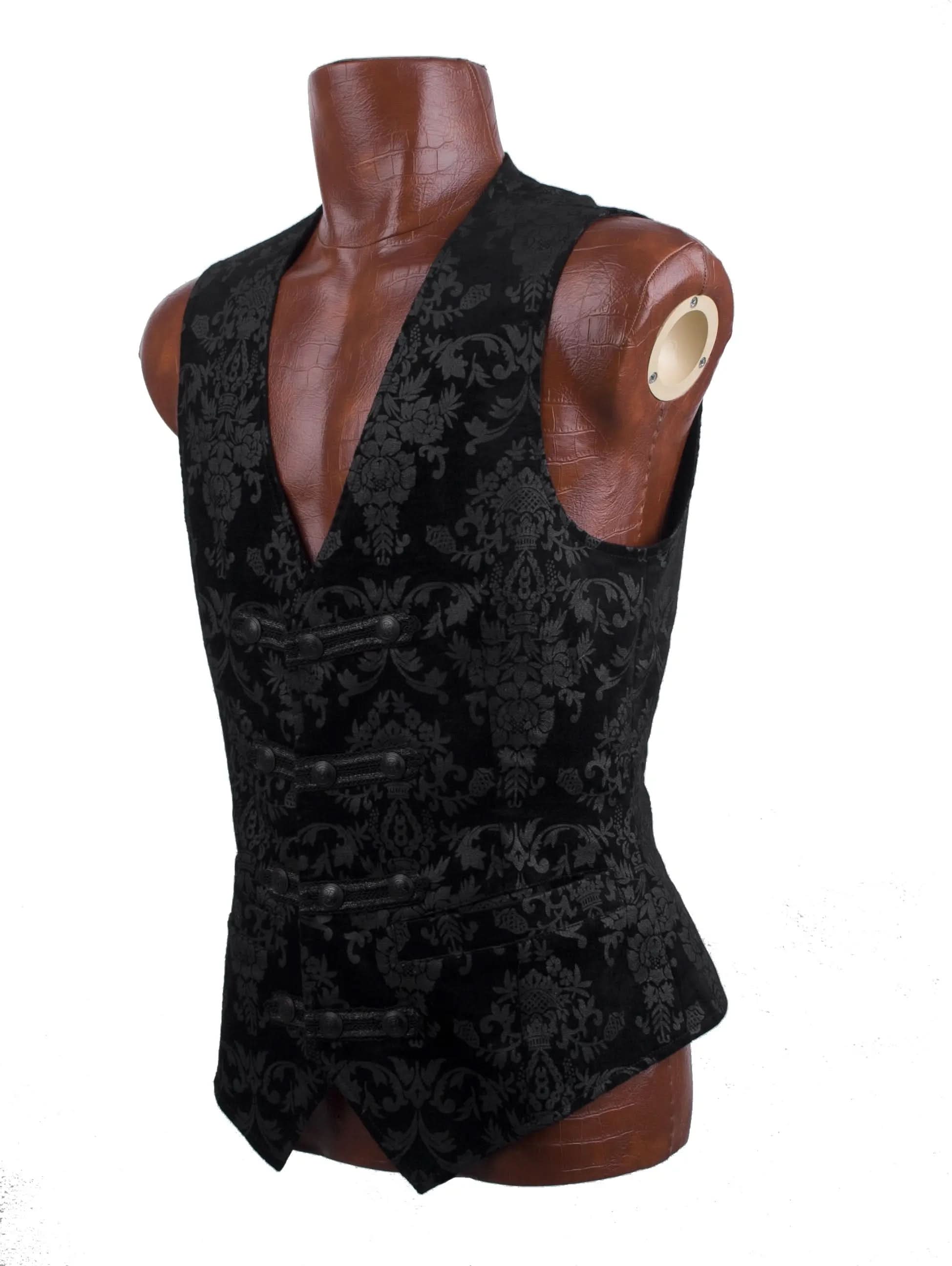 Gothic Baroque Men Vest - PunkRave