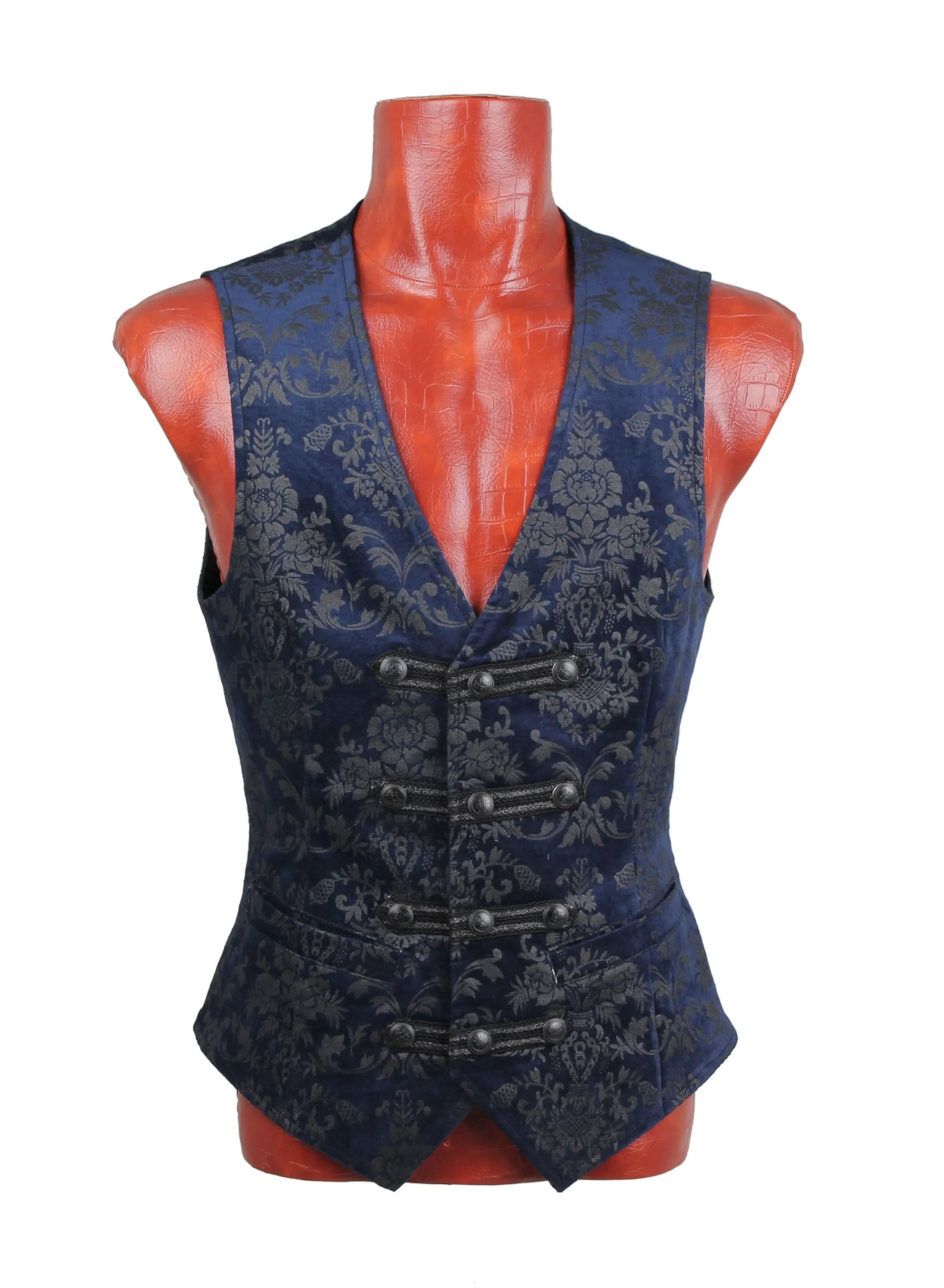 Gothic Baroque Men Vest - PunkRave