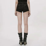 Pauline Denim Shorts/Skirt - PunkRave
