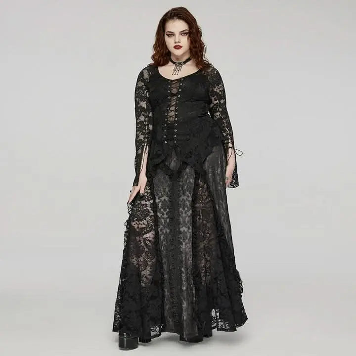 Phantasmagoria Mesh Skirt - PunkRave