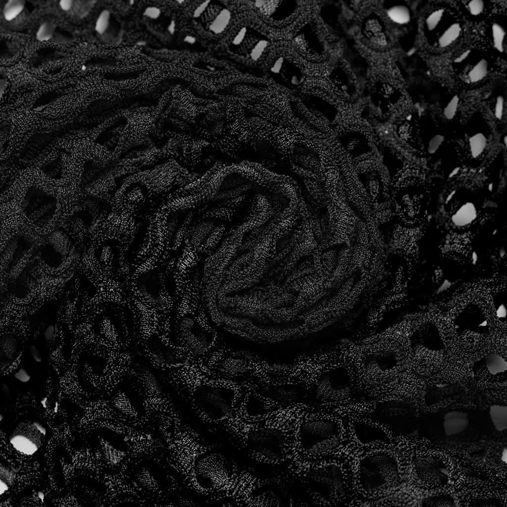 Phoenix Mesh Crop Top (Shadow Essence) - PunkRave