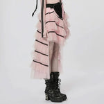 Poison Apple Waterfall Skirt - Pink My Store