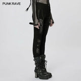 Poison Girl Mesh Spliced Pants - PunkRave