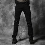 Punk ripped jeans - PunkRave