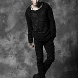 Punk ripped jeans - PunkRave