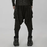 Purge Distressed Pants - Black - PunkRave