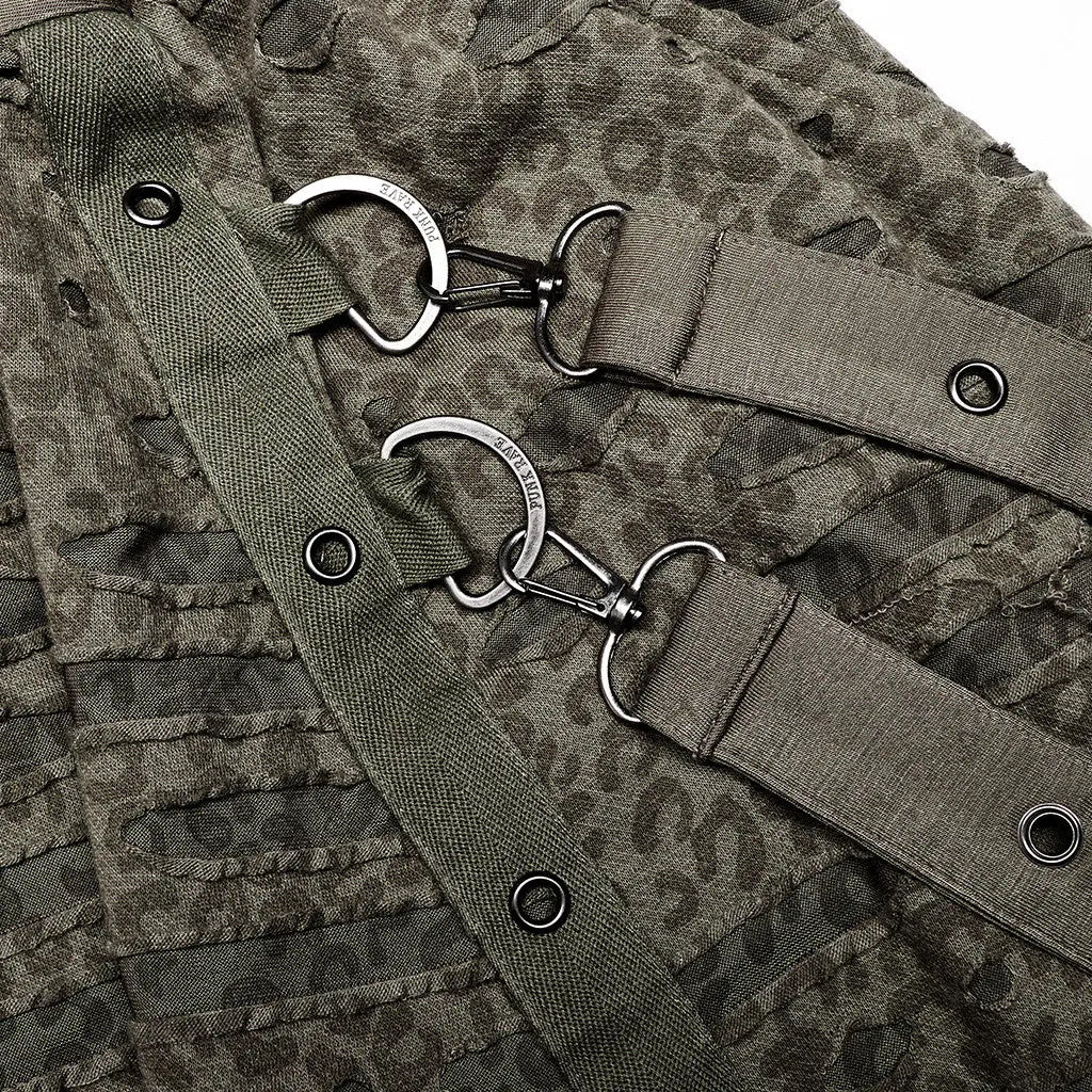 Purge Distressed Pants - Green My Store