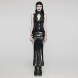 Quasar Vinyl Skirt (Nocturnal) - PunkRave
